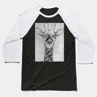 Giraffe Baseball T-Shirt